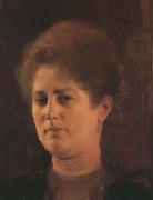 Gustav Klimt Portrait of a Lady (Frau Heymann) around (mk20) Sweden oil painting artist